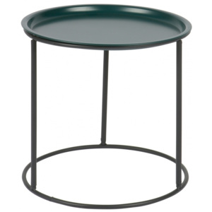 Odkládací stolek Select M, petrolejová/černá