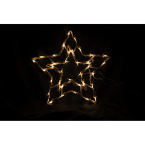 Nexos 47249 Vánoční LED dekorace - hvězda - 30 cm