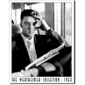 Plechová cedule Elvis The Wertheimer collection 1956 - retro cedule