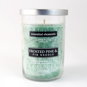 CANDLE-LITE Vonná svíčka Essential Elements, Ojíněná borovice, 283g