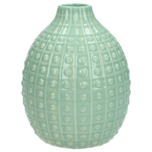 Mentolově zelená keramická váza HF Living Azuro Lilly