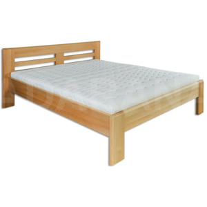 Dřevěná manželská postel - buk 140 cm