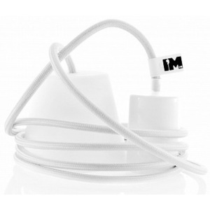 Silikon 1-závěsná žárovka, white /white IMINDESIGN