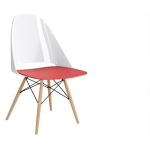 Mobler Židle Aero red/bílá