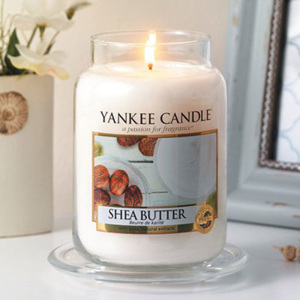 Yankee Candle – vonná svíčka Shea Butter, velká 623 g