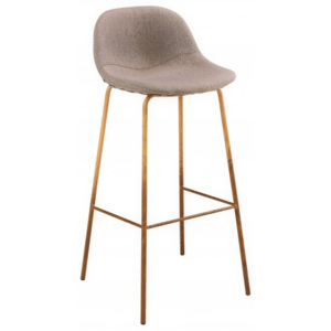 Barová židle SIMON, béžová/dub ATR home living SIMON00016