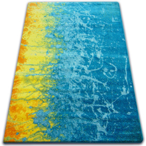 Kusový koberec PAINT Beach modrý 140x190