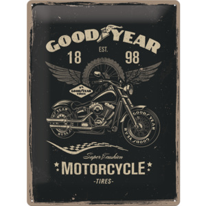 Nostalgic Art Plechová cedule: Good Year (Motorcycle) - 40x30 cm