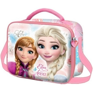 KARACTERMANIA Termo taška Frozen Anna a Elsa 24x21 cm třpytivá