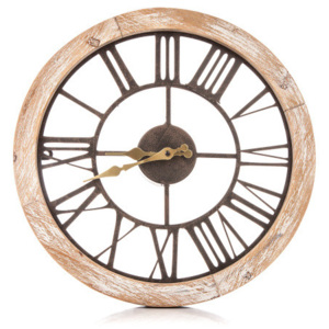 Luxusní dřevěné hodiny Římské číslice 56375368