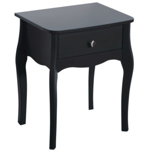 Noční stolek v romantickém stylu Baroque 001 - černý