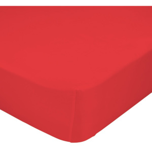 Červené elastické prostěradlo Happynois 90 x 200 cm