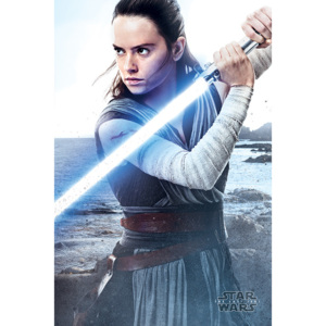Plakát, Obraz - Star Wars: Poslední z Jediů - Rey Engage, (61 x 91,5 cm)