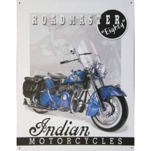 Plechová cedule motorka Indian motorcycle roadmaster