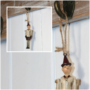 Závěsná dekorace do dětského pokoje Pinokio 12cm