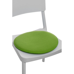 Design2 Polštář na židle kulatý zelený světlý