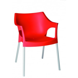 Design2 Židle Pole červená