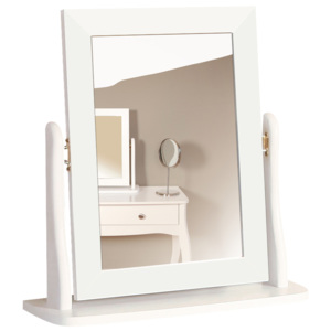 Toaletní zrcadlo v romantickém stylu Baroque 678 - bílé