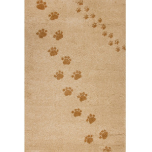 Béžový koberec Art For Kids Footprints, 100 x 150 cm