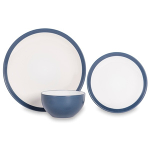 12dílná sada nádobí z porcelánu s modrým okrajem Sabichi Noah
