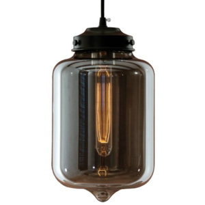 Design2 Lustr - Závěsná lampa London Loft 2 kouřová