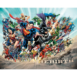 Plakát, Obraz - DC Universe - Rebirth, (40 x 50 cm)