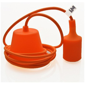 Silikon 1-závěsná žárovka oranžová IMINDESIGN IMIN1-orange