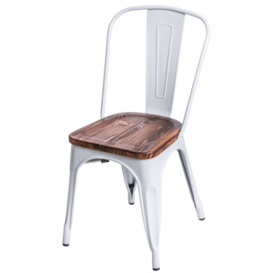 Design2 Židle Paris Wood bílá sosna