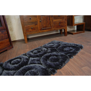 Kusový koberec SHAGGY ISTAMBUL ELEGANT černý 120x170