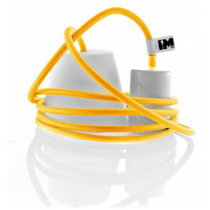 Silikon 1-závěsná žárovka, yellow/white IMINDESIGN