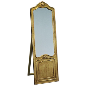 Zrcadlo stojící Dveře 55x170 zlaté