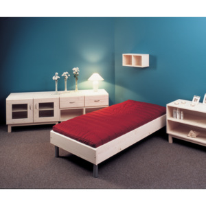 Gazel NEXT dřevěná postel 90 - bílá