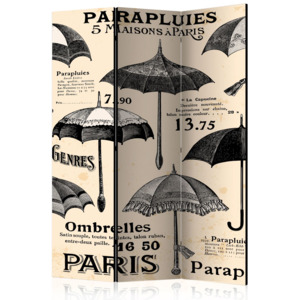 Paraván - Vintage Umbrellas 135x172