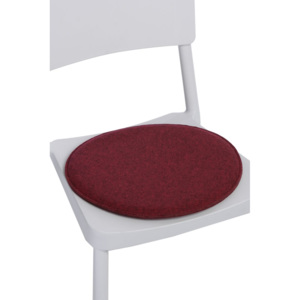 Design2 Polštář na židle kulatý červený směs