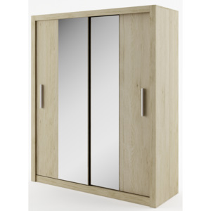 Šatní skříň se zrcadlem a posuvnými dveřmi Ideal ID 03 - Sanremo