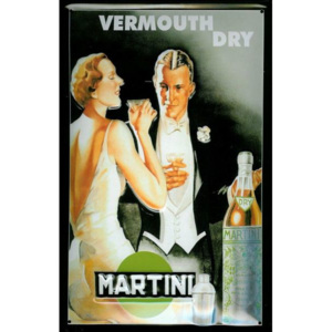 Plechová cedule Martini Vermouth Dry BSD-2030-1184