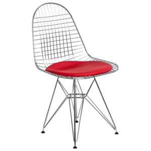 Design2 Židle Net červený samostatný polštář