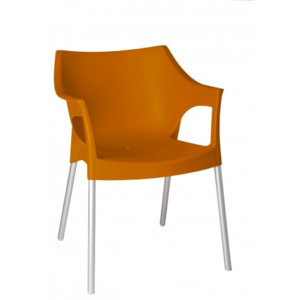 Design2 Židle Pole oranžová