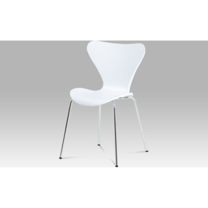 Artium Jídelní židle plastová bílá 46x38x81x48cm
