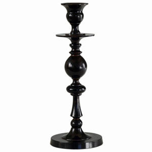 Kovový svícen Aluminium black