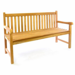Zahradní dřevěná lavice DIVERO - 150 cm - Divero D41622