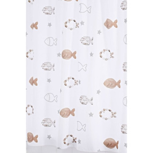 FISHES sprchový závěs 180x200cm, polyester 47819