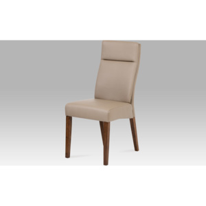 Artium Jídelní židle koženková 46x42x99x50cm Barva: ořech