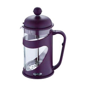 Konvička na čaj a kávu French Press 600 ml fialová - Renberg