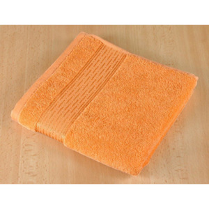 BROTEX Froté ručník 50x100cm proužek 450g oranžová