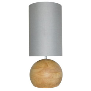 Stojací lampa Merida 1x70W E27 dřevo - WOFI
