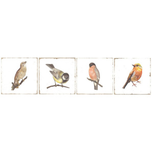 FORLI Birds Decor Mix 20X20 FOL014 (Cena za 1 ks obkladu/ náhodný výběr dekoru)