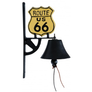 Litinový zvonek Route 66 - 20*13*34 cm Clayre & Eef