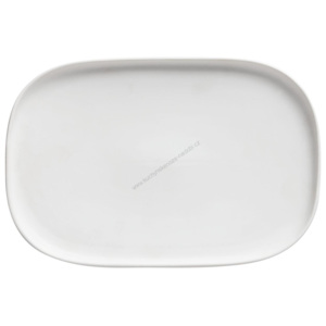 Obdélníkový mělký talíř Elemental 26,5 x 18 cm bílý - Maxwell&Williams
