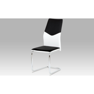 Artium Jídelní židle koženková 44x44x100x47cm Barva: černá
